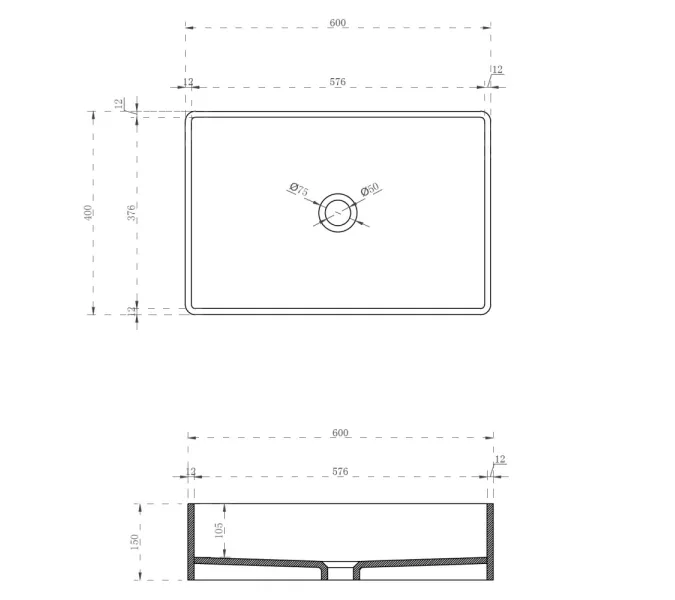 Раковина накладная прозрачная ABBER Kristall AT2803Saphir синяя, изображение 4
