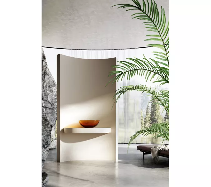 Раковина накладная прозрачная ABBER Kristall AT2806Opal, Выбрать цвет: Коричневый, изображение 3