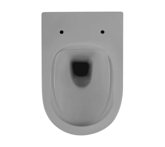 Унитаз ABBER Bequem AC1103MG подвесной серый матовый, безободковый, Выбрать цвет: Серый матовый, изображение 6