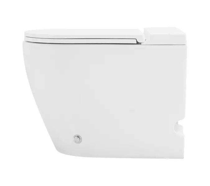 Унитаз ABBER Bequem AC1115P приставной белый с импульсным смывом, изображение 5