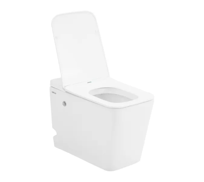 Унитаз ABBER Rechteck AC1213P приставной белый с импульсным смывом, изображение 7