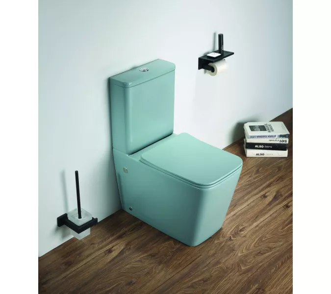 Унитаз напольный Ceramalux 2170AXMLG, Выбрать цвет: Зеленый