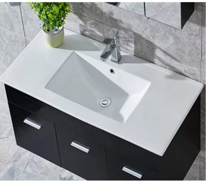 Умывальник CeramaLux 9090E/9080/9070E, Выбрать цвет: Белый, Выбрать размер: 91*47