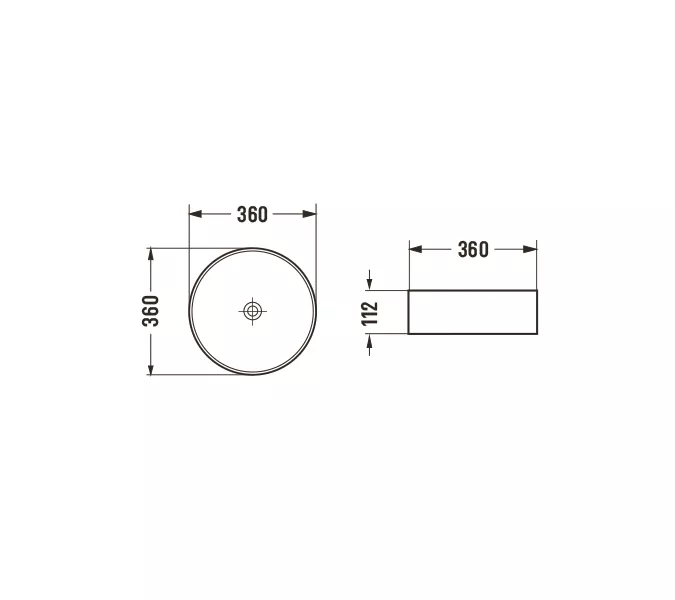 Раковина Ceramalux GL01, Выбрать цвет: Прзрачный, изображение 2