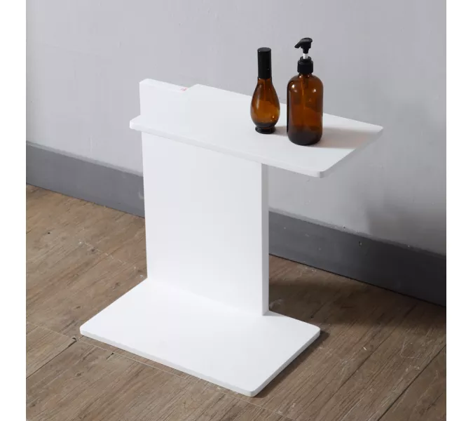 Столик для ванной комнаты ABBER Stein AS1636 белый, Выбрать цвет: Белый