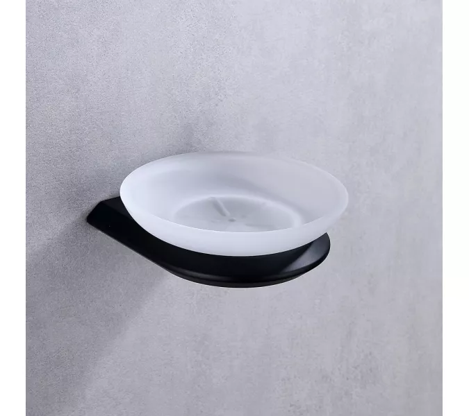 Мыльница ABBER Nord AA1558B черная матовая, Выбрать цвет: Черный матовый, изображение 2