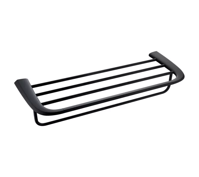 Полка для полотенец ABBER Nord AA1554B черная матовая, Выбрать цвет: Черный матовый