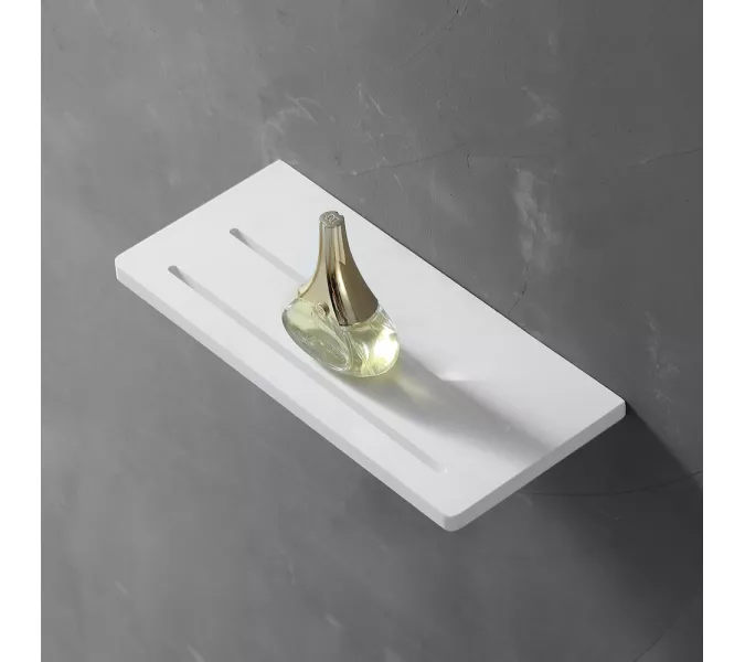 Полочка для ванной комнаты ABBER Stein AS1653 белая, Выбрать цвет: Белый