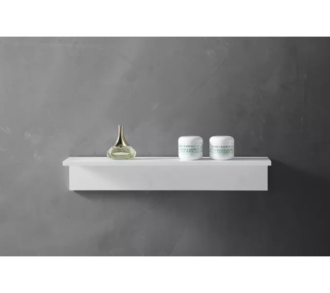Полочка для ванной комнаты ABBER Stein AS1654 белая, Выбрать цвет: Белый, изображение 2