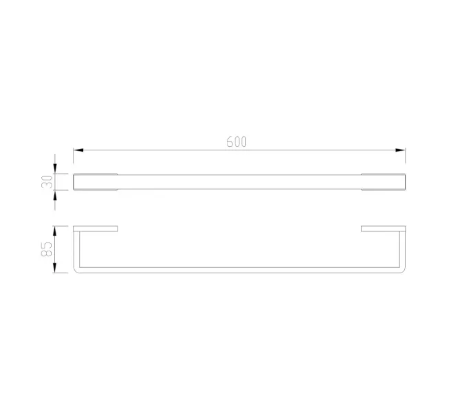 Полотенцедержатель ABBER Westen AA1754G золото матовое, Выбрать цвет: Золото матовое, изображение 2