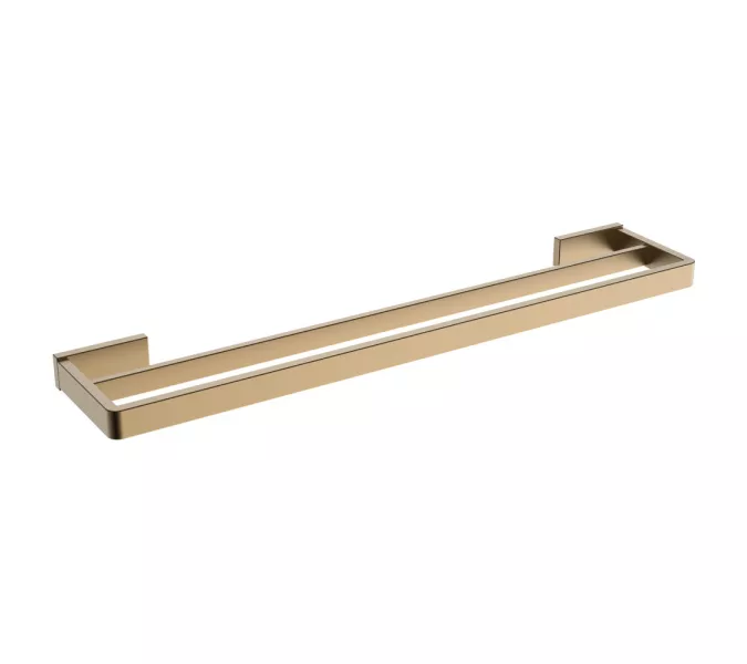 Полотенцедержатель двойной ABBER Westen AA1757G золото матовое, Выбрать цвет: Золото матовое