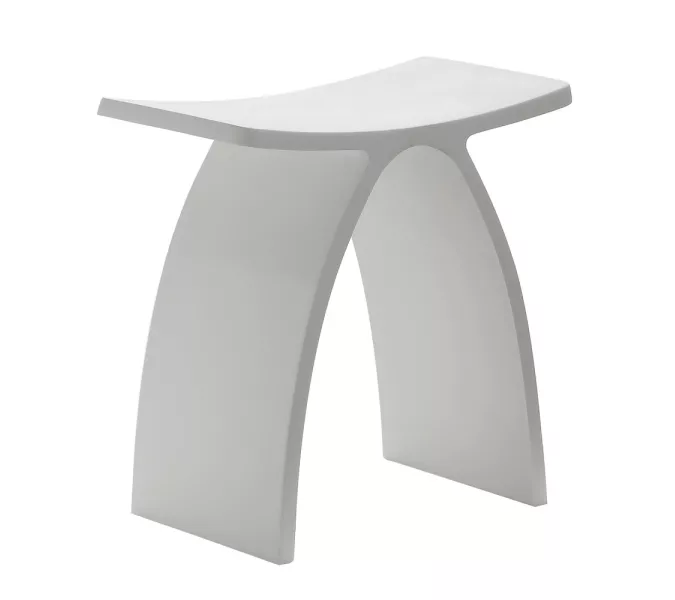 Стульчик для ванной ABBER Stein AS1639 белый, Выбрать цвет: Белый