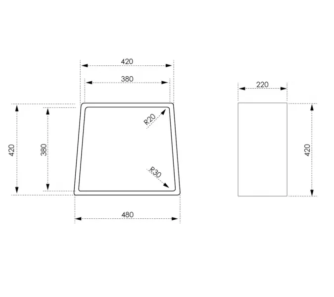 Стульчик для ванной ABBER Stein AS1638 белый, Выбрать цвет: Белый, изображение 2