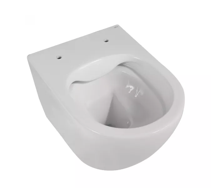 Унитаз ABBER Bequem AC1100 подвесной белый, безободковый, Выбрать цвет: Белый, изображение 2