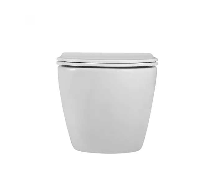 Унитаз ABBER Bequem AC1100 подвесной белый, безободковый, Выбрать цвет: Белый, изображение 3