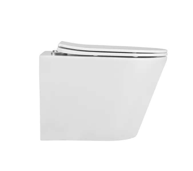 Унитаз ABBER Bequem AC1102 подвесной белый, безободковый, Выбрать цвет: Белый, изображение 4