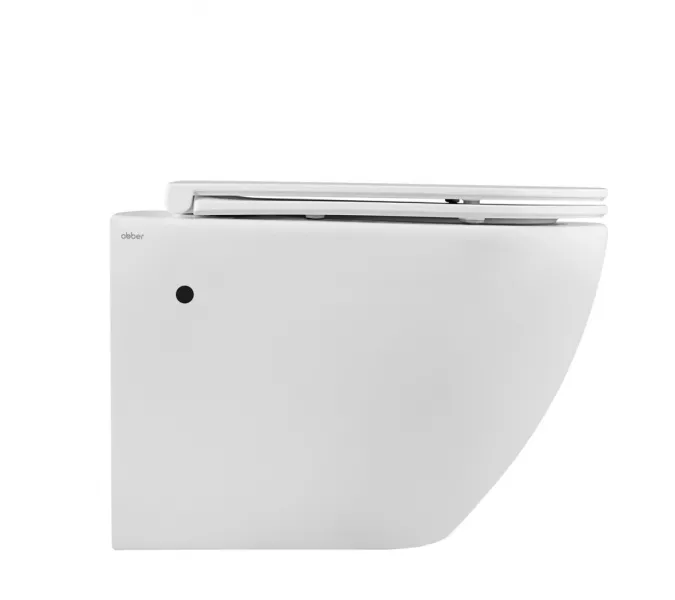 Унитаз ABBER Bequem AC1103 подвесной белый, безободковый, Выбрать цвет: Белый, изображение 2