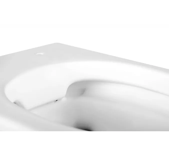 Унитаз ABBER Bequem AC1103 подвесной белый, безободковый, Выбрать цвет: Белый, изображение 4