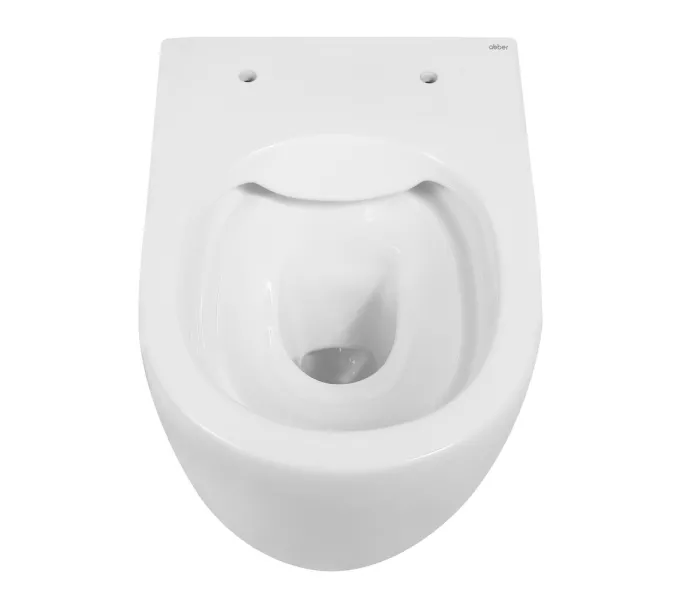 Унитаз ABBER Bequem AC1104 подвесной белый, безободковый, Выбрать цвет: Белый, изображение 7