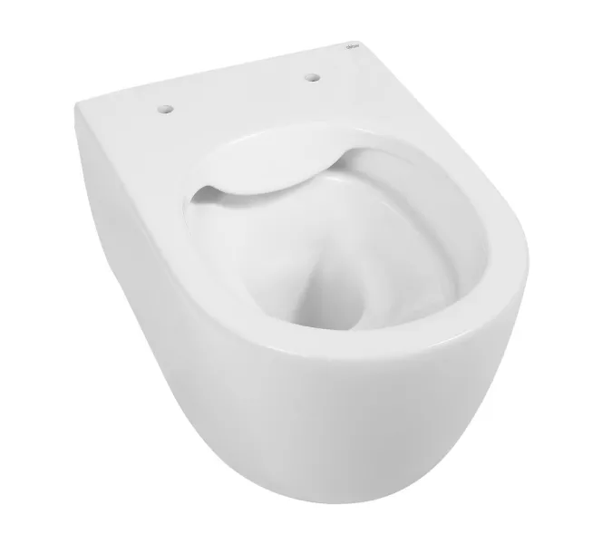 Унитаз ABBER Bequem AC1104 подвесной белый, безободковый, Выбрать цвет: Белый, изображение 8