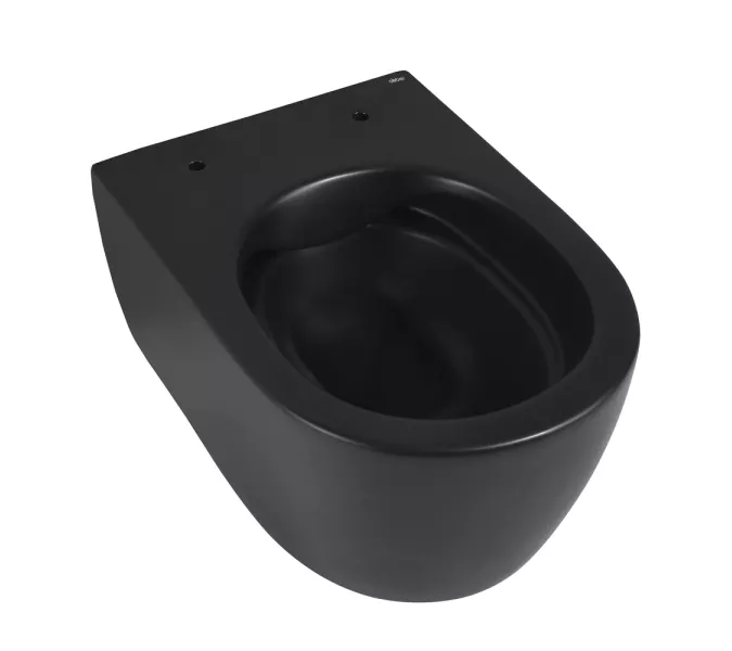Унитаз ABBER Bequem AC1104MB подвесной черный матовый, безободковый, Выбрать цвет: Черный матовый, изображение 8