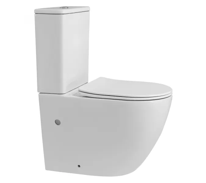 Унитаз ABBER Bequem AC1110 компакт белый, безободковый