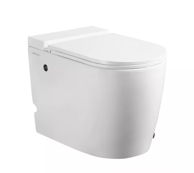 Унитаз ABBER Bequem AC1114P приставной белый с импульсным смывом