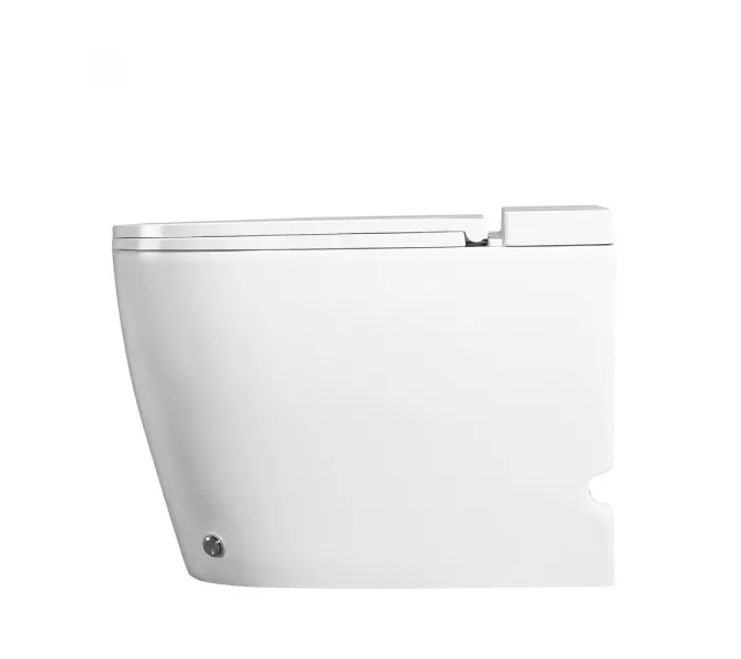 Унитаз ABBER Bequem AC1114P приставной белый с импульсным смывом, изображение 5