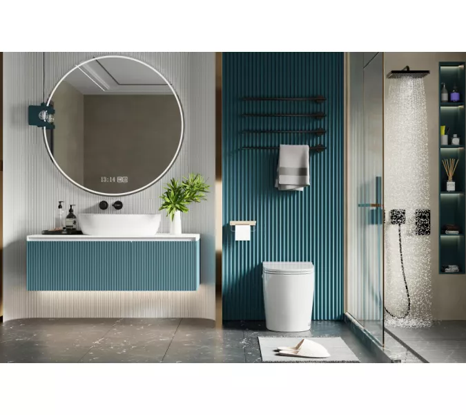 Унитаз ABBER Bequem AC1114P приставной белый с импульсным смывом, изображение 8