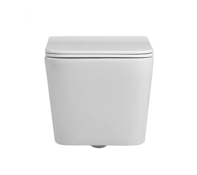 Унитаз ABBER Rechteck AC1201 подвесной белый, безободковый, Выбрать цвет: Белый, изображение 3