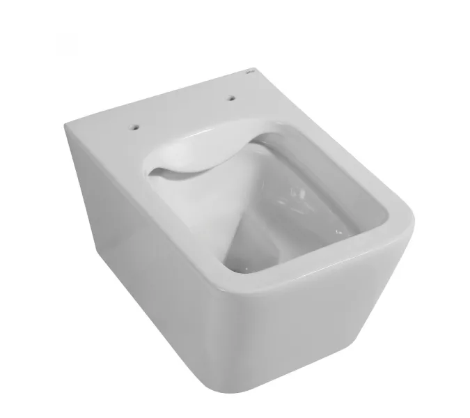 Унитаз ABBER Rechteck AC1201 подвесной белый, безободковый, Выбрать цвет: Белый, изображение 5