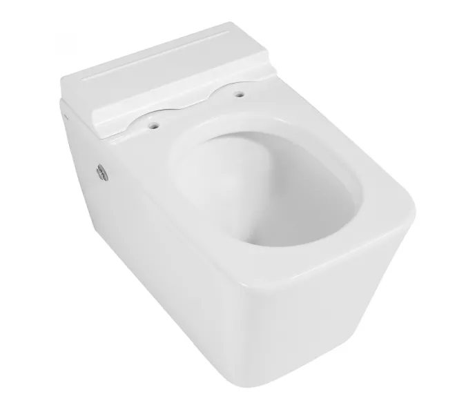 Унитаз ABBER Rechteck AC1202P подвесной белый с импульсным смывом, изображение 5