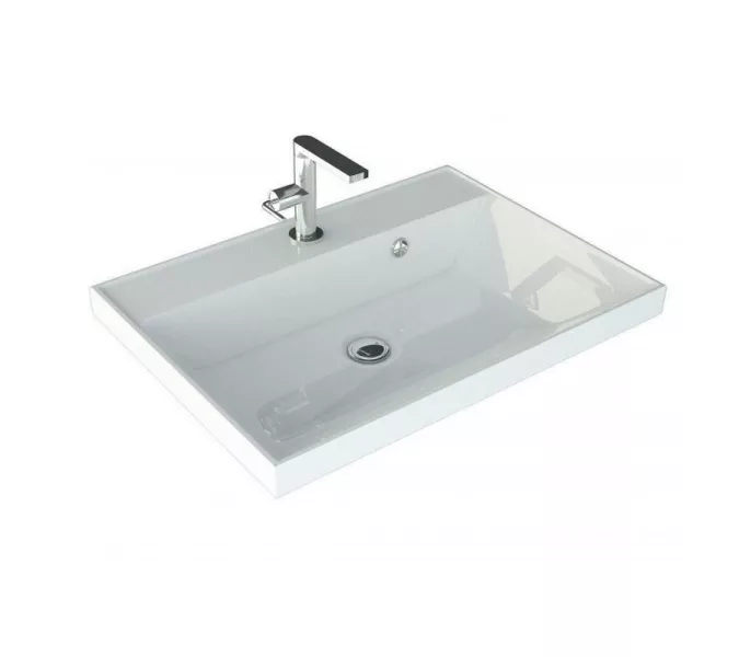 Тумба подвесная Style Line  "Матис", с раковиной Classic , (2 ящика), тауп темный, эмаль, Выбрать цвет: Тауп темный, Выбрать размер: 60, изображение 7