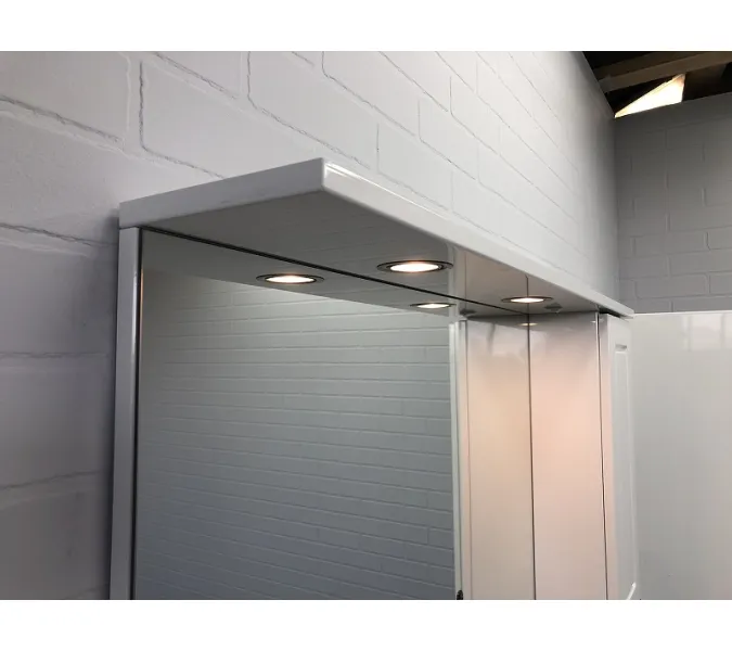 COMFORTY. Зеркало-шкаф "Севилья-100" слоновая кость, Выбрать размер: 100, изображение 4