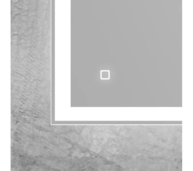 Зеркало  BelBagno с встроенным светильником и сенсором  50x80, изображение 3