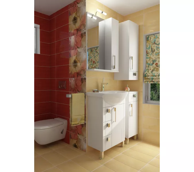 Зеркало-шкаф  Triton Диана 55 R с подсветкой, изображение 5