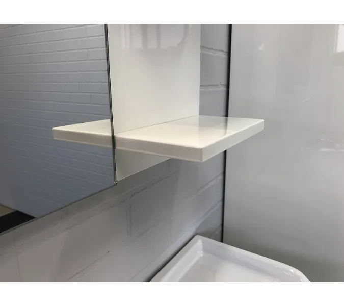 COMFORTY. Зеркало-шкаф "Севилья-100" слоновая кость, Выбрать размер: 100, изображение 6