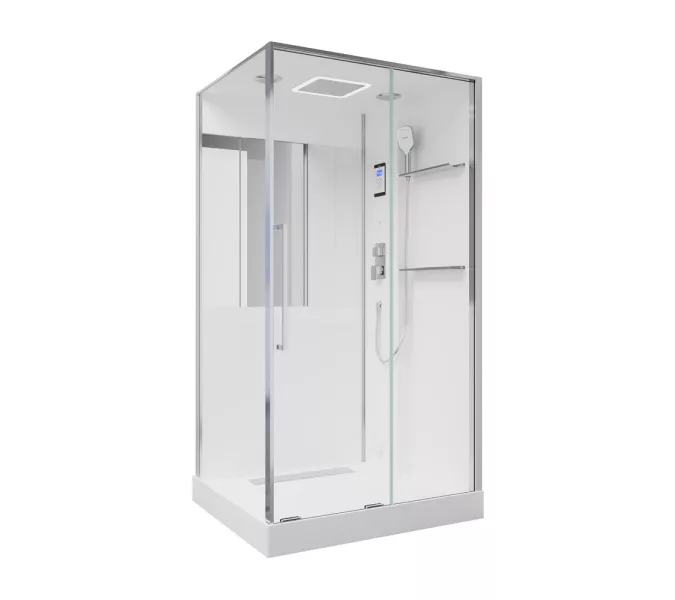 Душевая кабина Black&White Galaxy с паром G8898  90х115, изображение 2