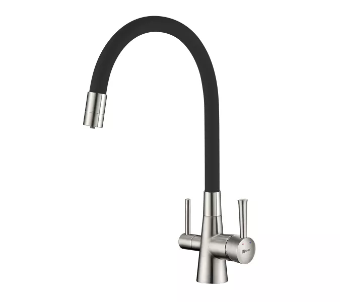 Смеситель Lemark Comfort LM3075BN-Black для кухни  с подкл. к фильтру с питьевой водой