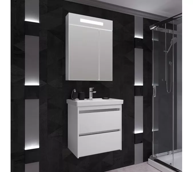 Зеркальный шкафчик OPADIRIS Фреш, Выбрать размер: 60, изображение 5