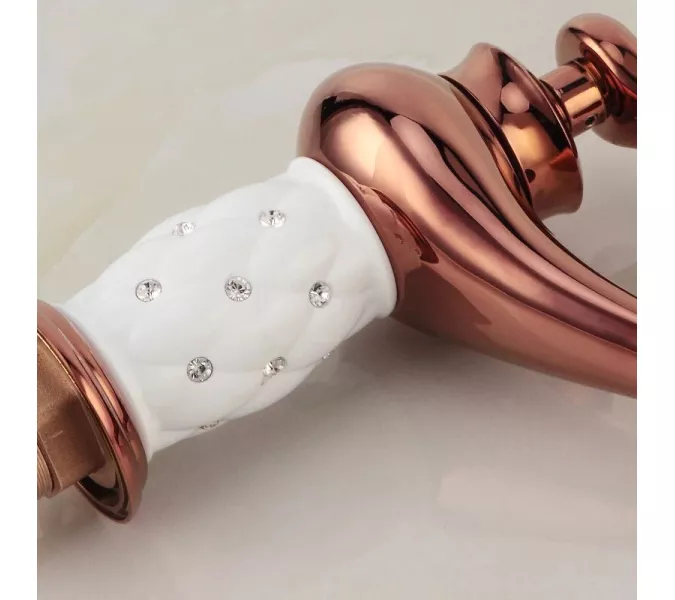 Смеситель для раковины ACWEN 22102019 красное золото, изображение 3