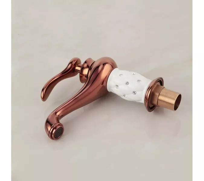 Смеситель для раковины ACWEN 22102019 красное золото, изображение 4