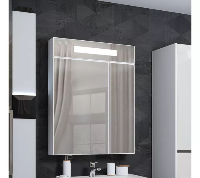 Зеркальный шкафчик OPADIRIS Фреш, Выбрать размер: 60, изображение 3