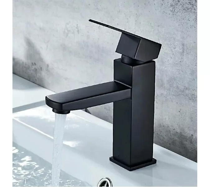 Смеситель для раковины ACWEN 21.102019  черный матовый