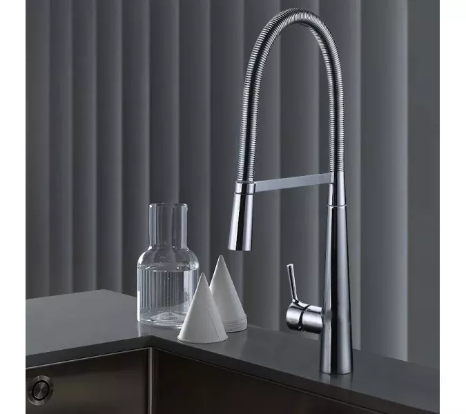 Смеситель для кухни ACWEN F76 хром, изображение 4