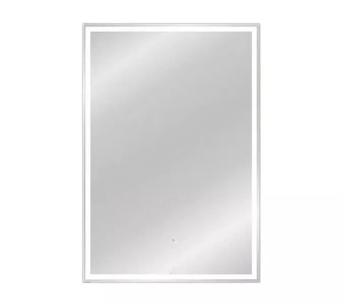 Зеркало-шкаф "КВАРТЕТ 50*80" с подсветкой, сенсор на зеркале, Выбрать размер: 50*80