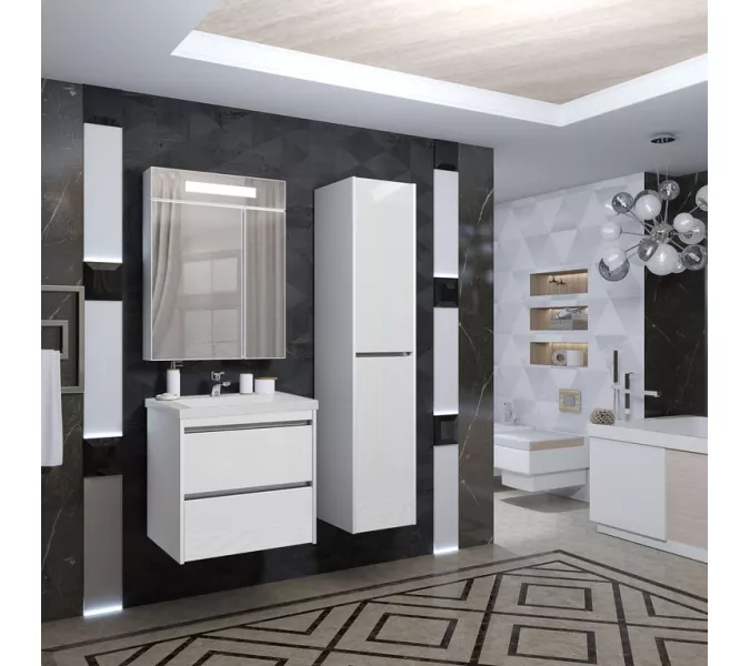 Зеркальный шкафчик OPADIRIS Фреш, Выбрать размер: 60, изображение 6