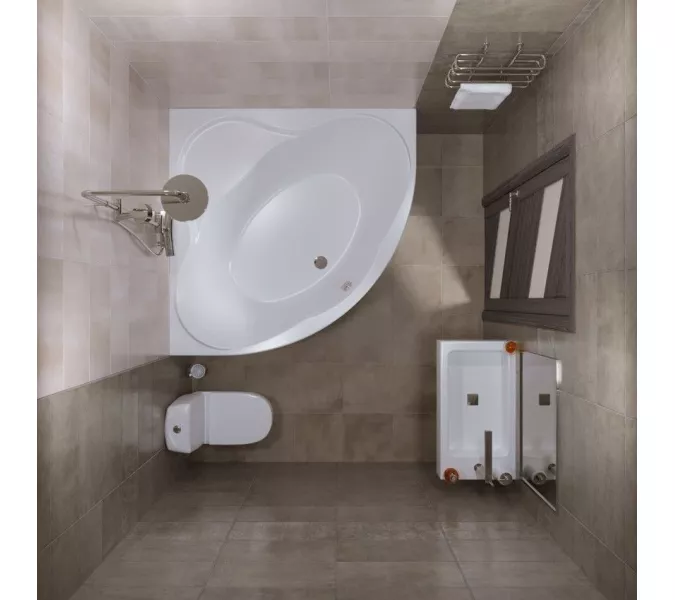 Ванна акриловая  Triton Грация  угловая 140х140, изображение 6