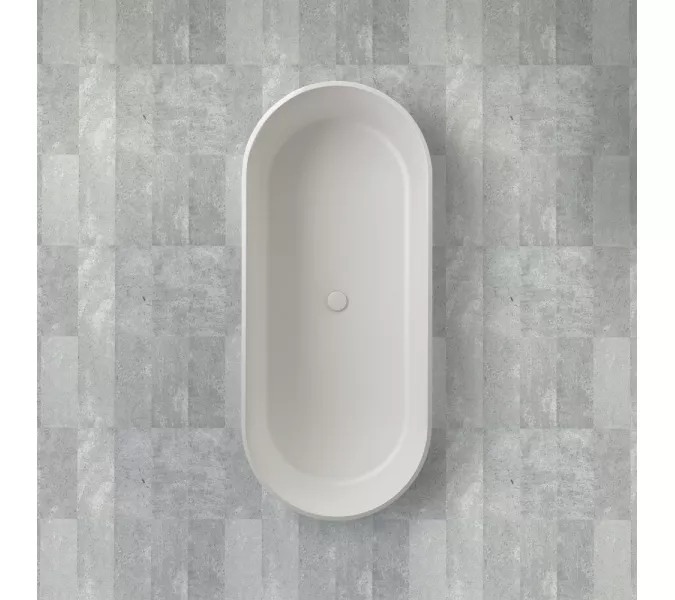 Ванна из искусственного камня ABBER Stein AS9607 белая матовая 170*75, изображение 11