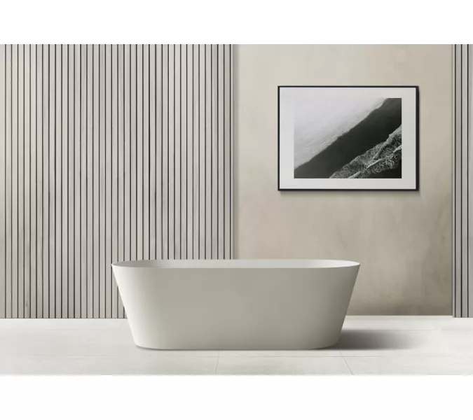 Ванна из искусственного камня ABBER Stein AS9622 белая матовая 165*70, изображение 8